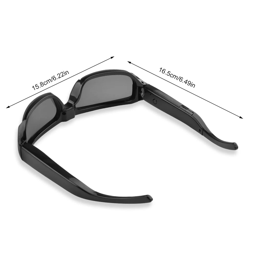 Portable 1080P HD Mini Glasses Camera Video Recorder Wearable Sunglasses Camera Outdoor Sports DV DVR Surveillance Camcorder