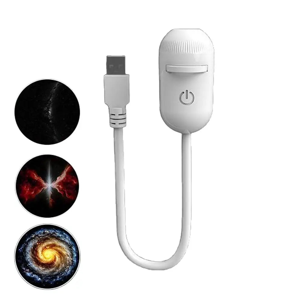 2-in-1 Mini Galaxy Star Projector Night Light LED Starry Sky Ambient Lamp for Bedroom Sleep & Decoration LED Atmosphere Light