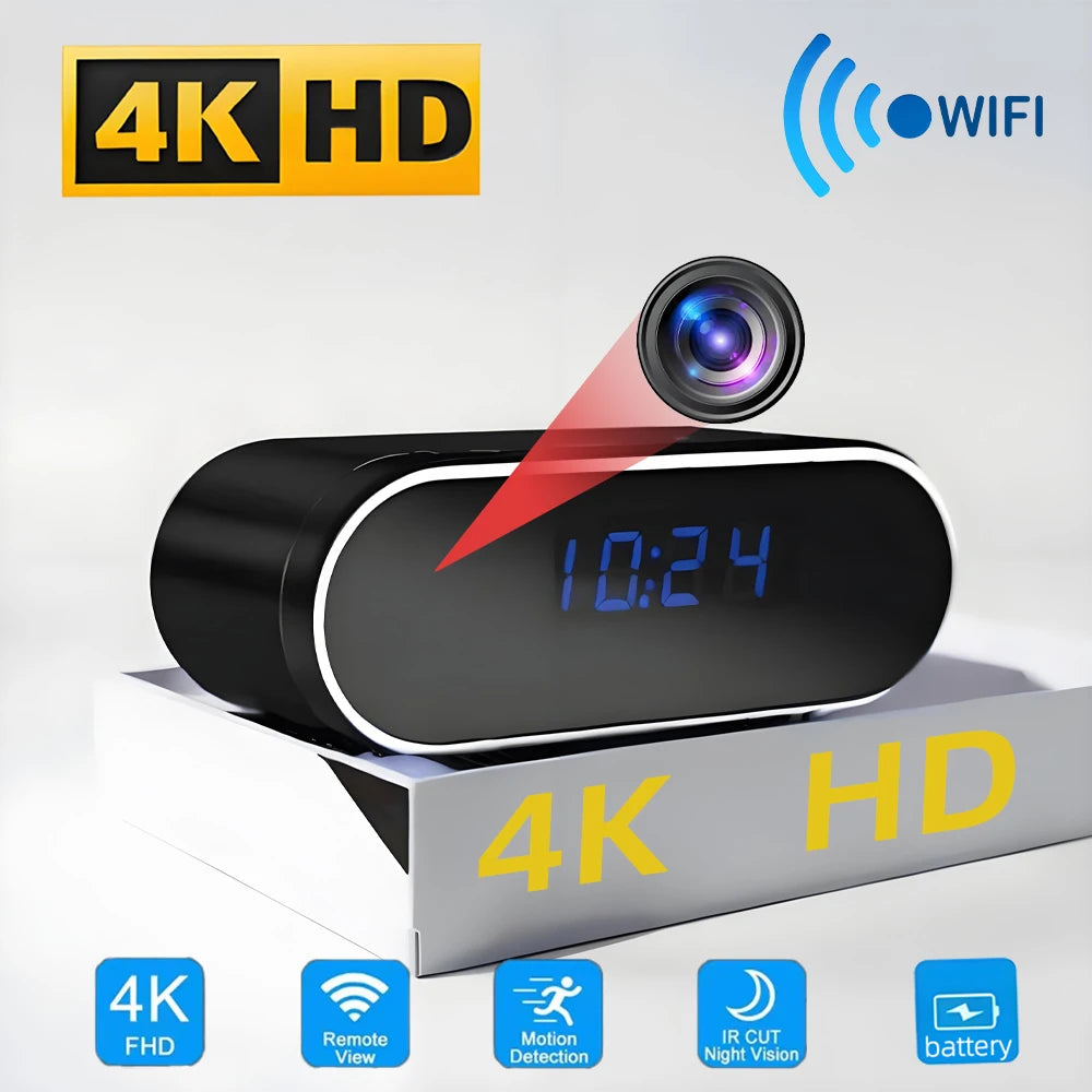 New 4K HD WiFi Wireless Mini Camera, Supporting Remote Viewing, Infrared Night Vision, Motion Detection, and Home Mini Cameras